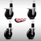 Service Caster 5'' SS Phenolic Swivel 1-3/4'' Expand Stem Caster Set 2 Total Lock Brakes, 4PK SCC-SSEXTTL20S514-PHS-2-S-2-134 - alternate 3